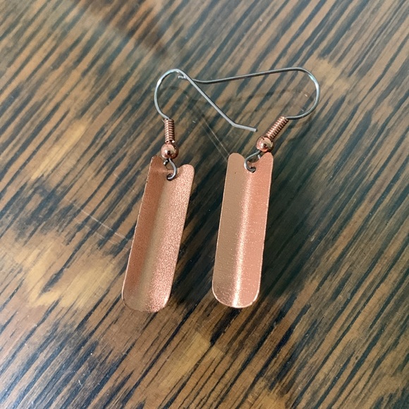 Copper Earrings - Picture 2 of 3